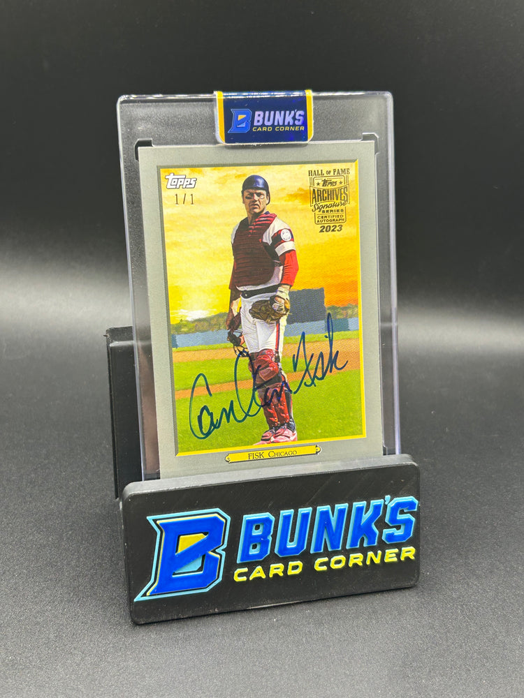 2020 Carlton Fisk Prominent Players Archives Auto 1/1
