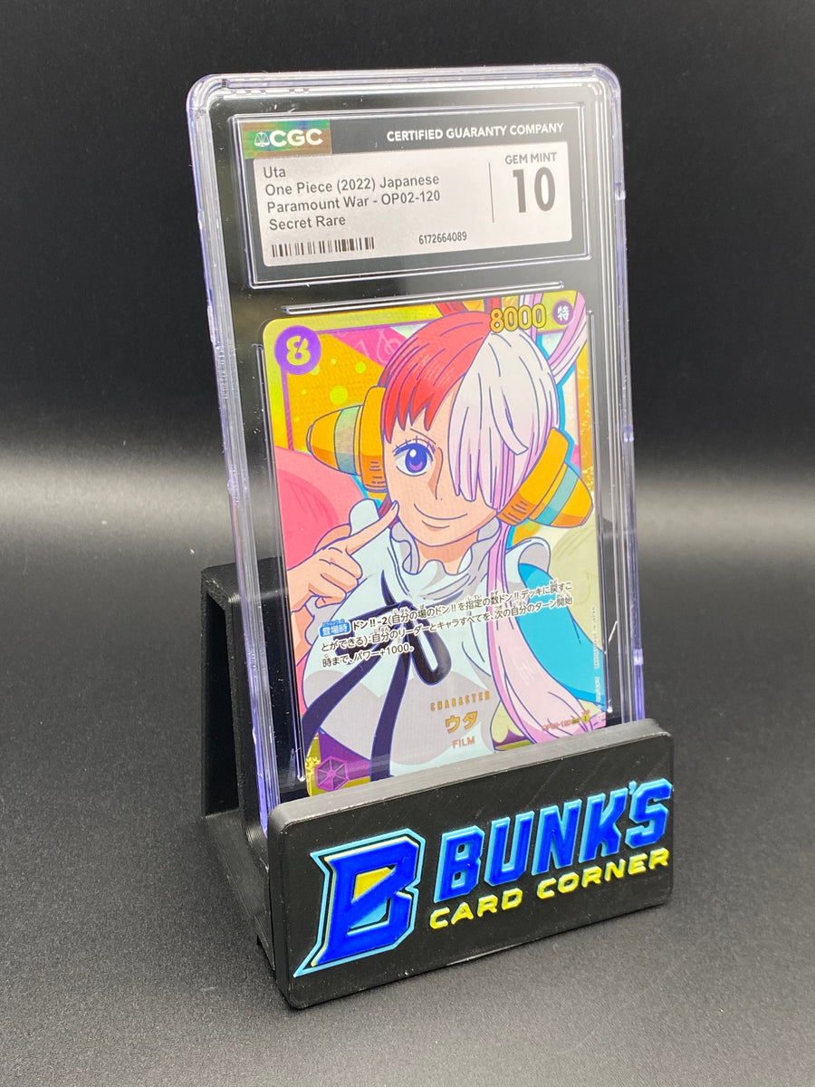 Uta Secret Rare OP02-120 CGC 10 Japanese