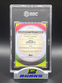 2022-23 Jack Sawyer AUTOGRAPHED SGC 10|10 (Box B5)