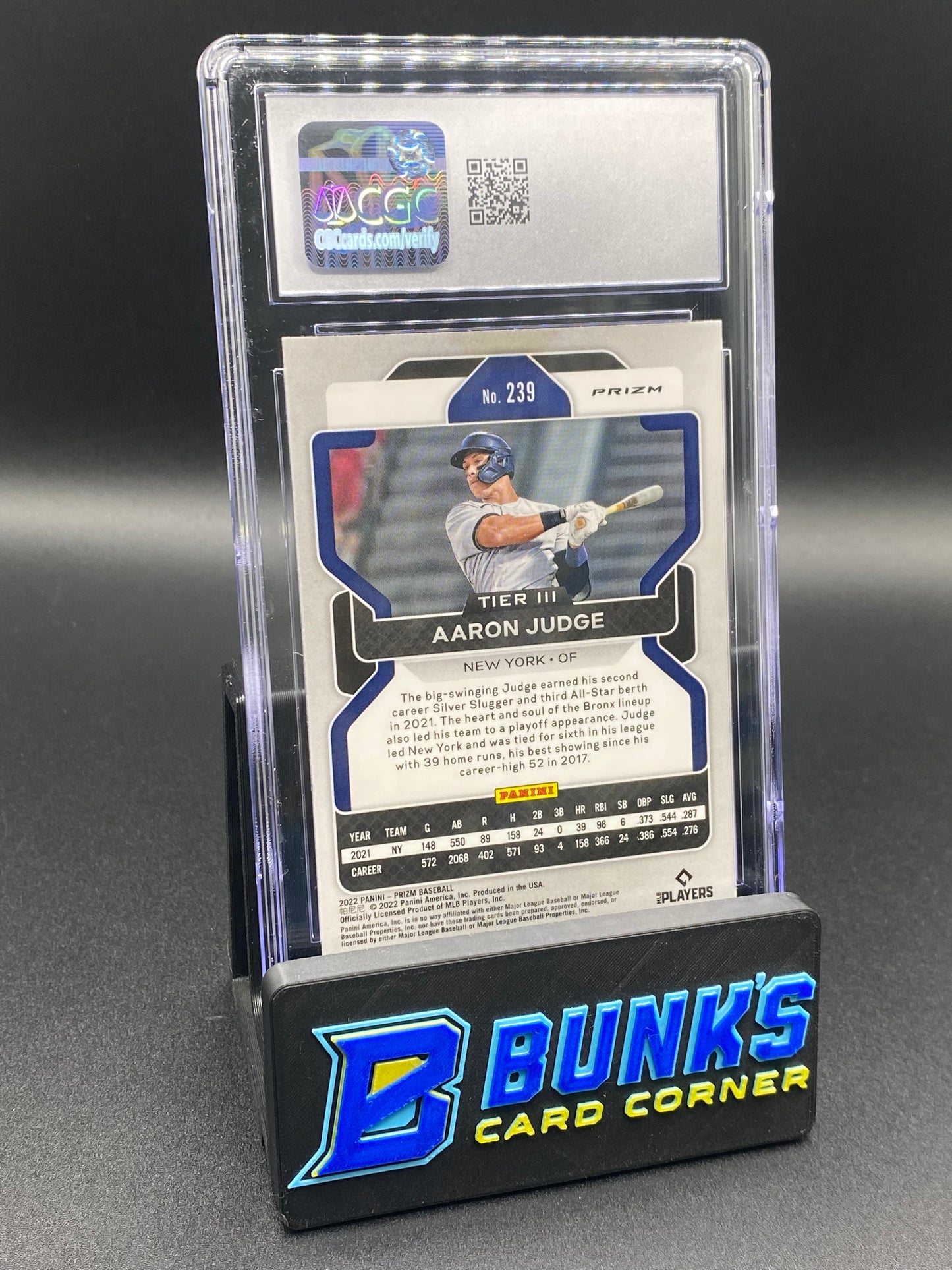 2022 Aaron Judge Red White & Blue SP CGC 10