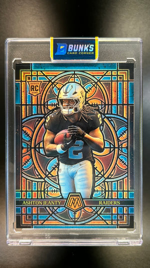 2025 Ashton Jeanty Panini Mosaic Stained Glass Case Hit Rc