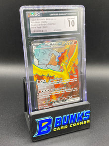 Team Rocket's Moltres Ex Ultra Rare Destined Rivals CGC 10