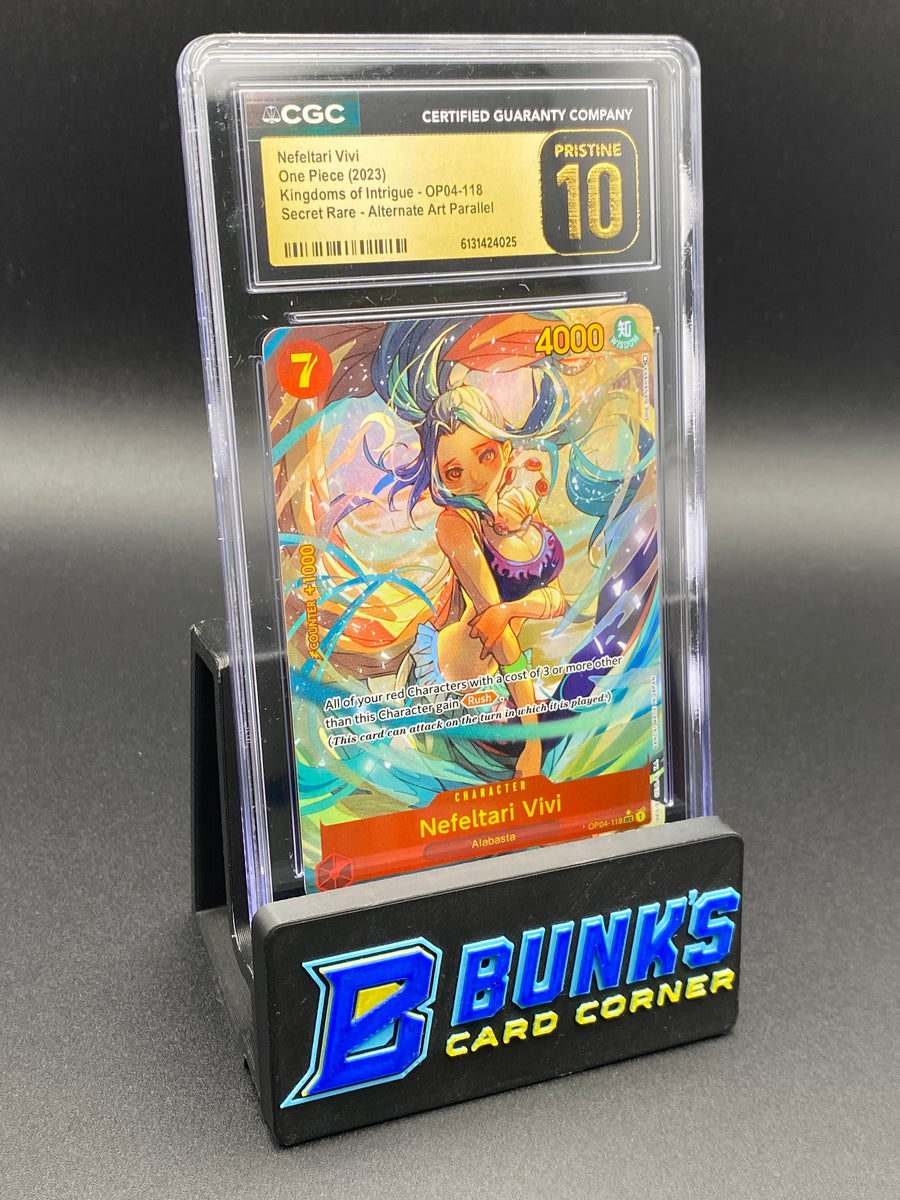Nefeltari Vivi Secret Rare Alt Art Parallel OP04 CGC PRISTINE 10