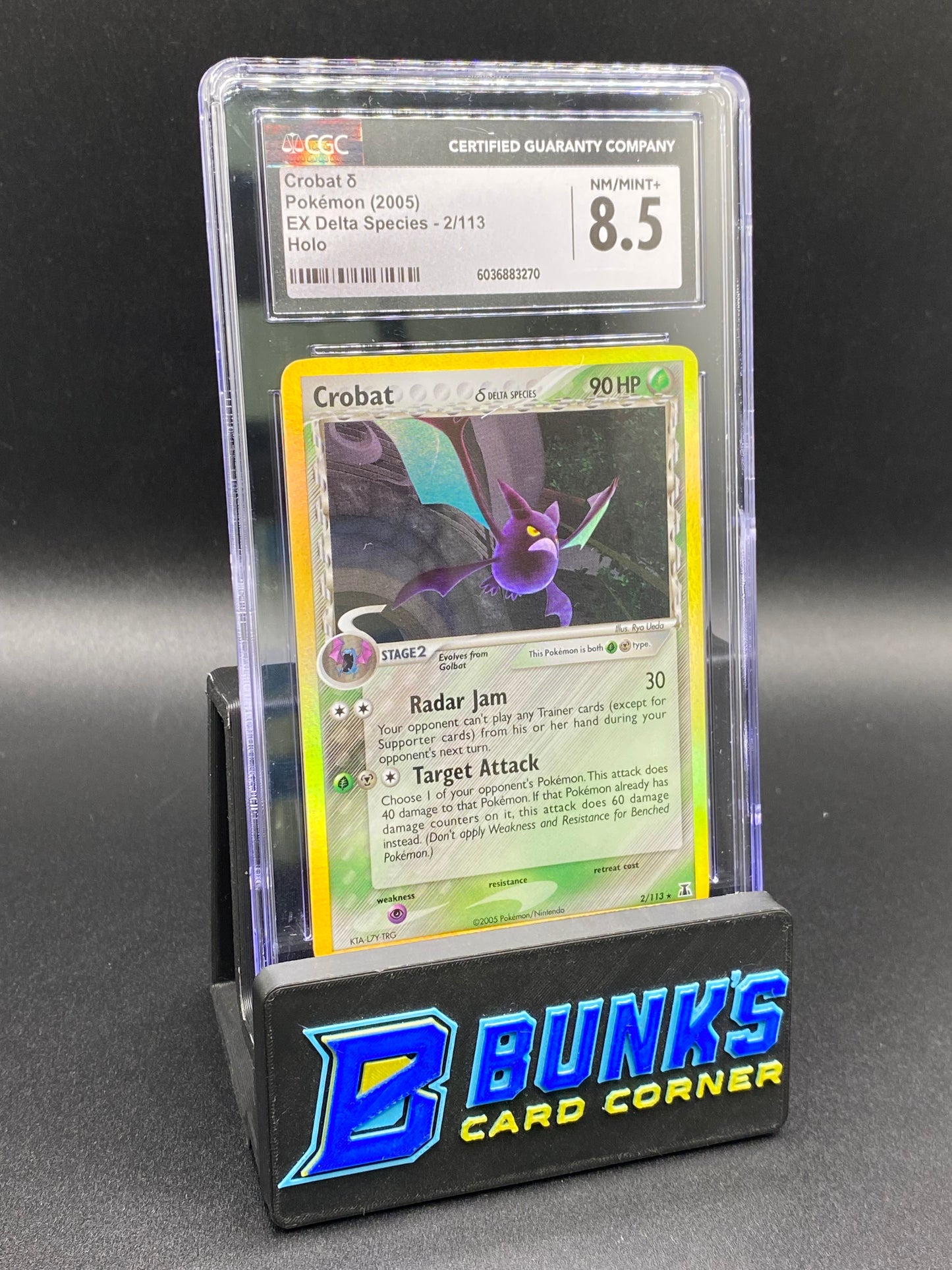 Crobat Delta Species Holo CGC 8.5