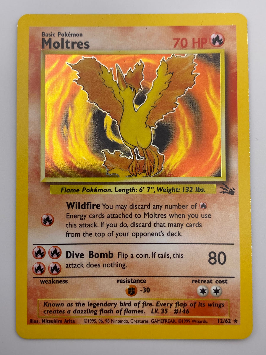 Moltres Holo Fossil LP