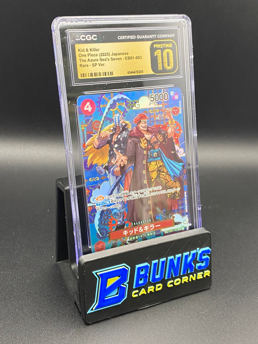 Kid & Killer Rare SP EB01-003 CGC PRISTINE 10 Japanese