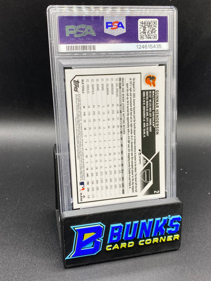 2023 Gunnar Henderson Prism Ref. PSA 10 Rc