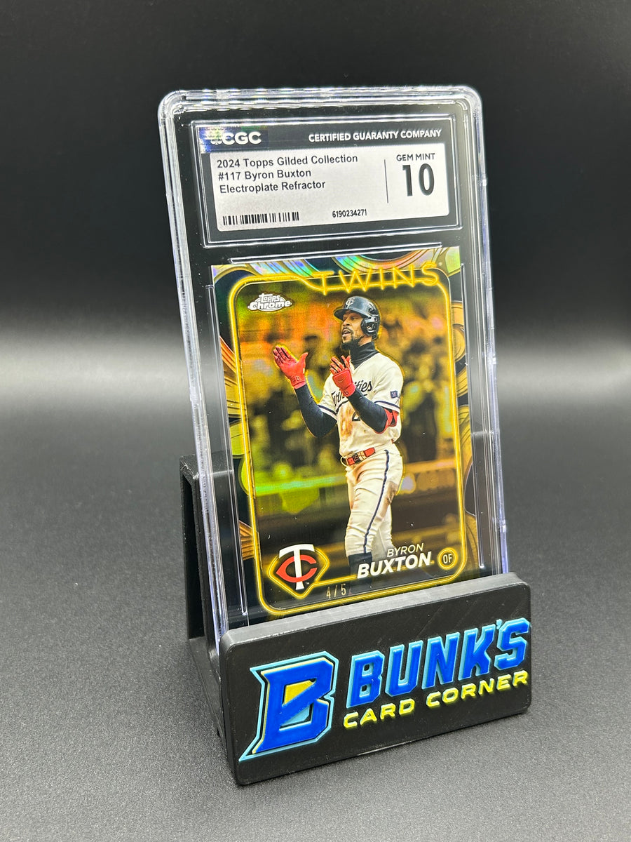 2024 Byron Buxton Topps Gilded Collection Electroplate Refractor 4/5 CGC 10