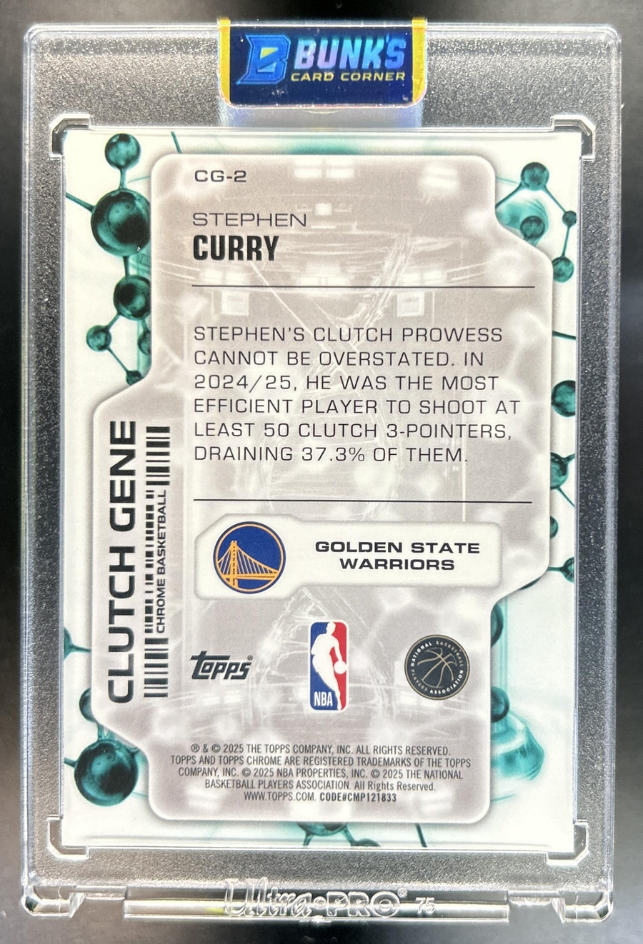 Stephen Curry back image