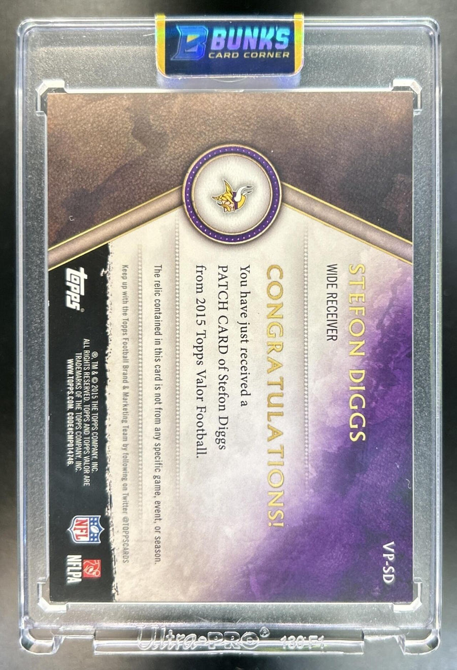 Stefon Diggs back image