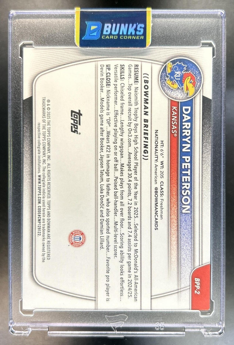Darryn Peterson back image