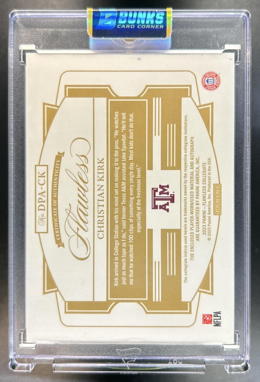 Christian Kirk back image
