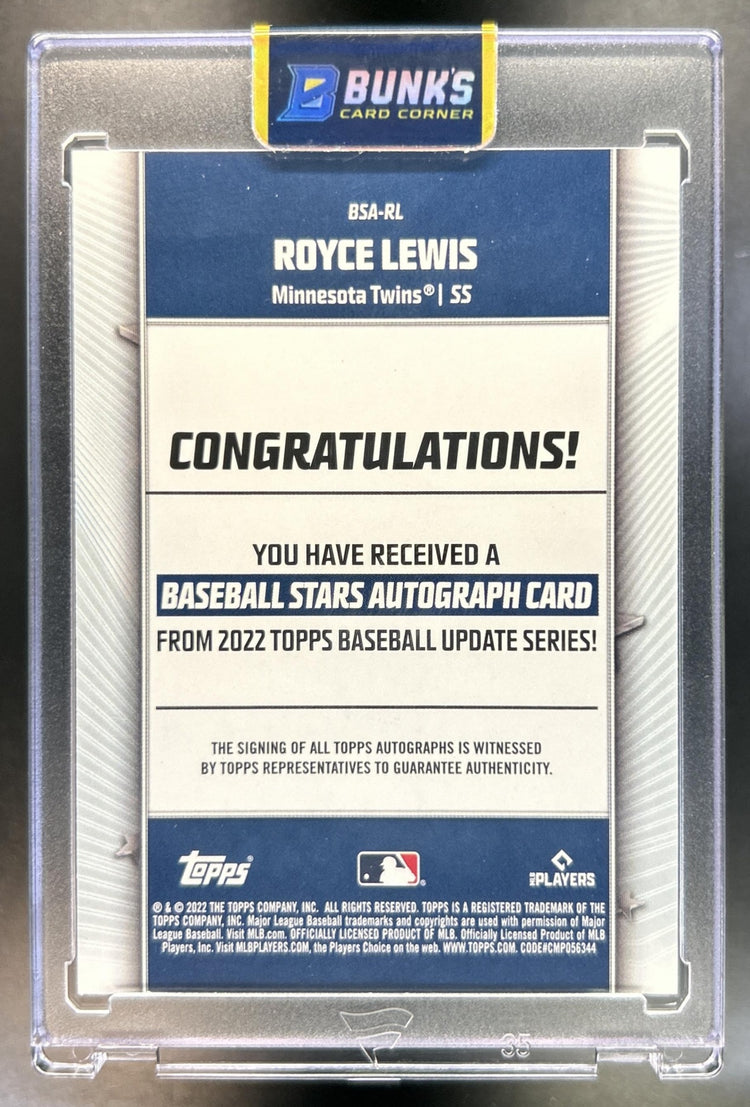 Royce Lewis back image