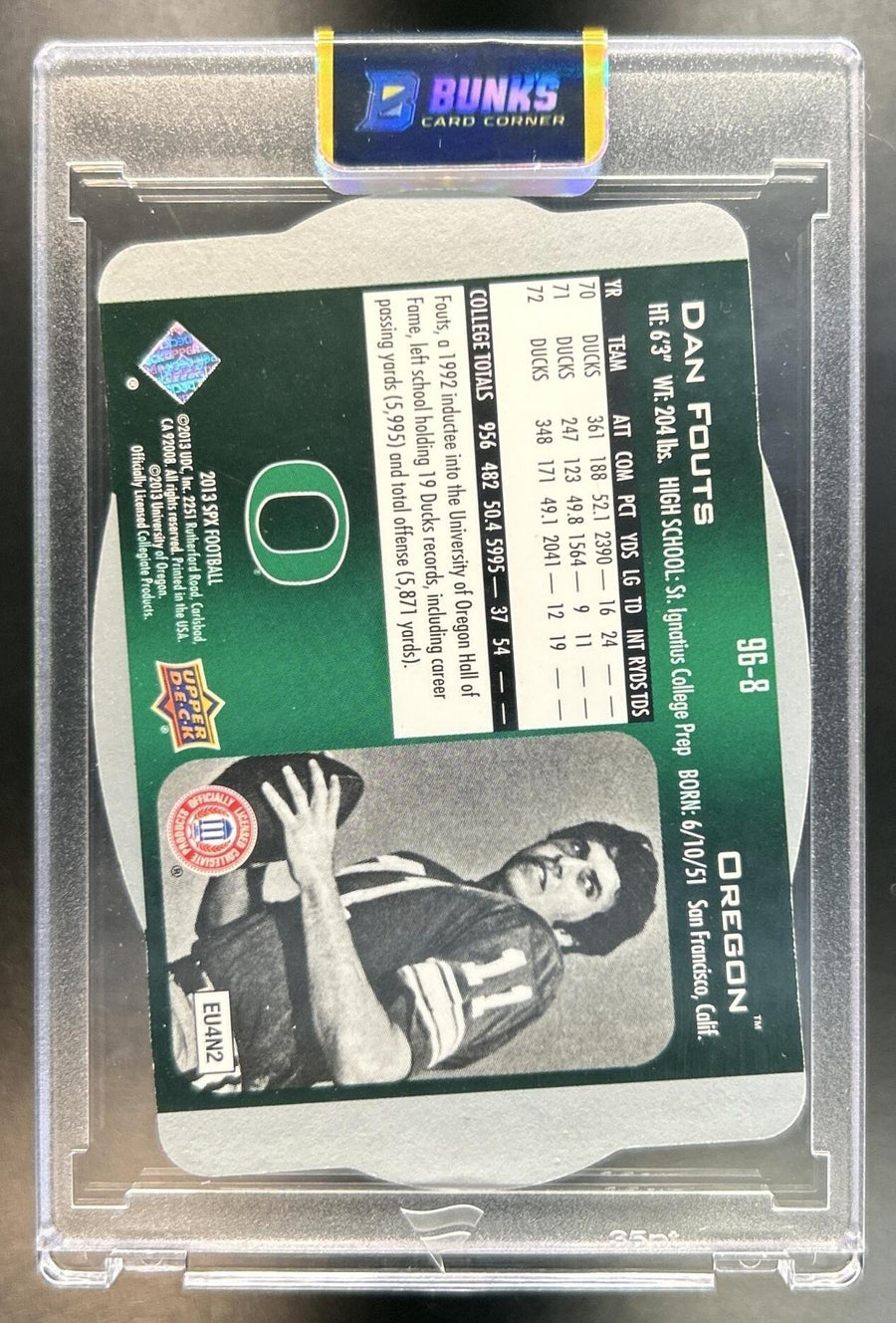 Dan Fouts back image