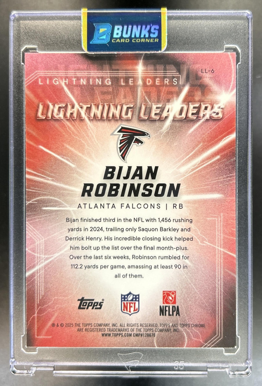 Bijan Robinson back image