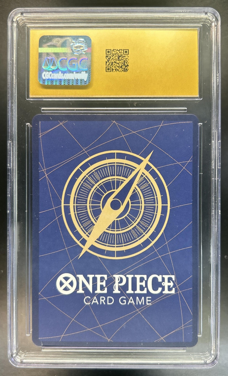 Monkey D. Luffy The Best #OP05-119 Secret Rare Alternative Art Parallel CGC 10