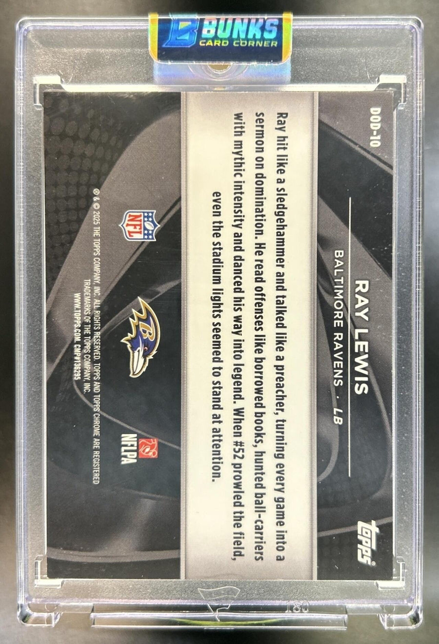 Ray Lewis back image