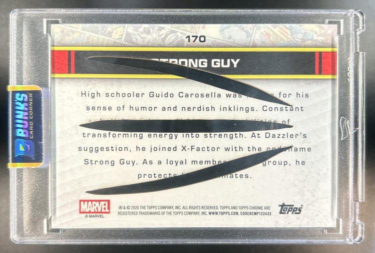 Strong Guy #170 Clawed Chrome Variations 11/20
