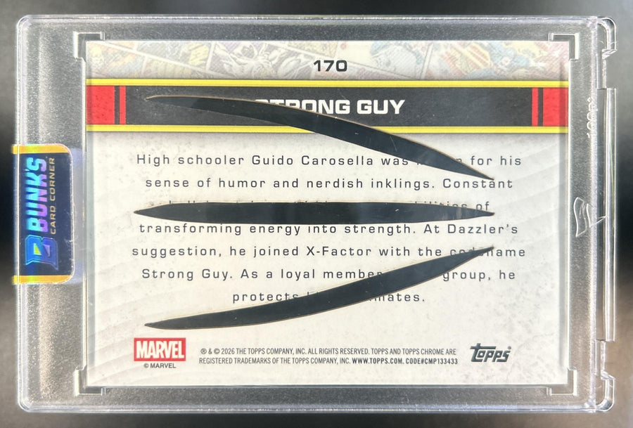 Strong Guy #170 Clawed Chrome Variations 11/20