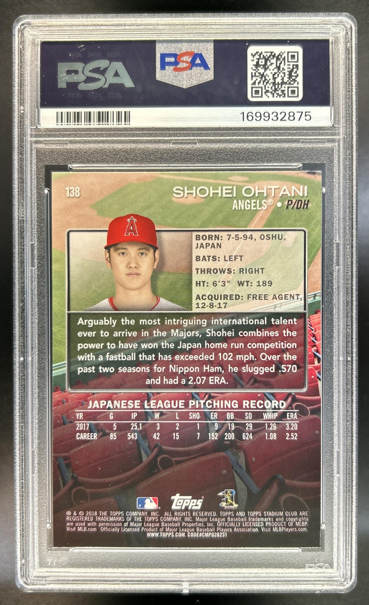 Shohei Ohtani back image