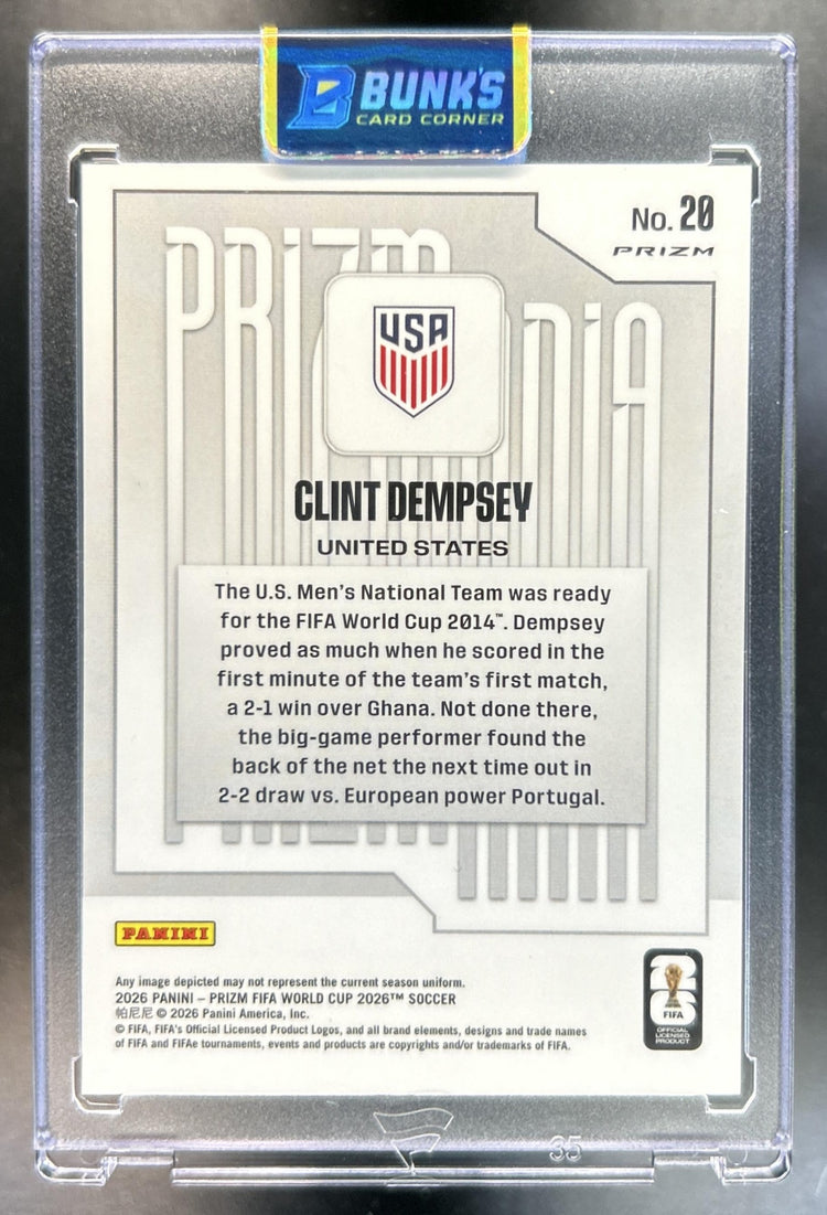 Clint Dempsey Prizm World Cup #20 Prizmania SSP USMNT