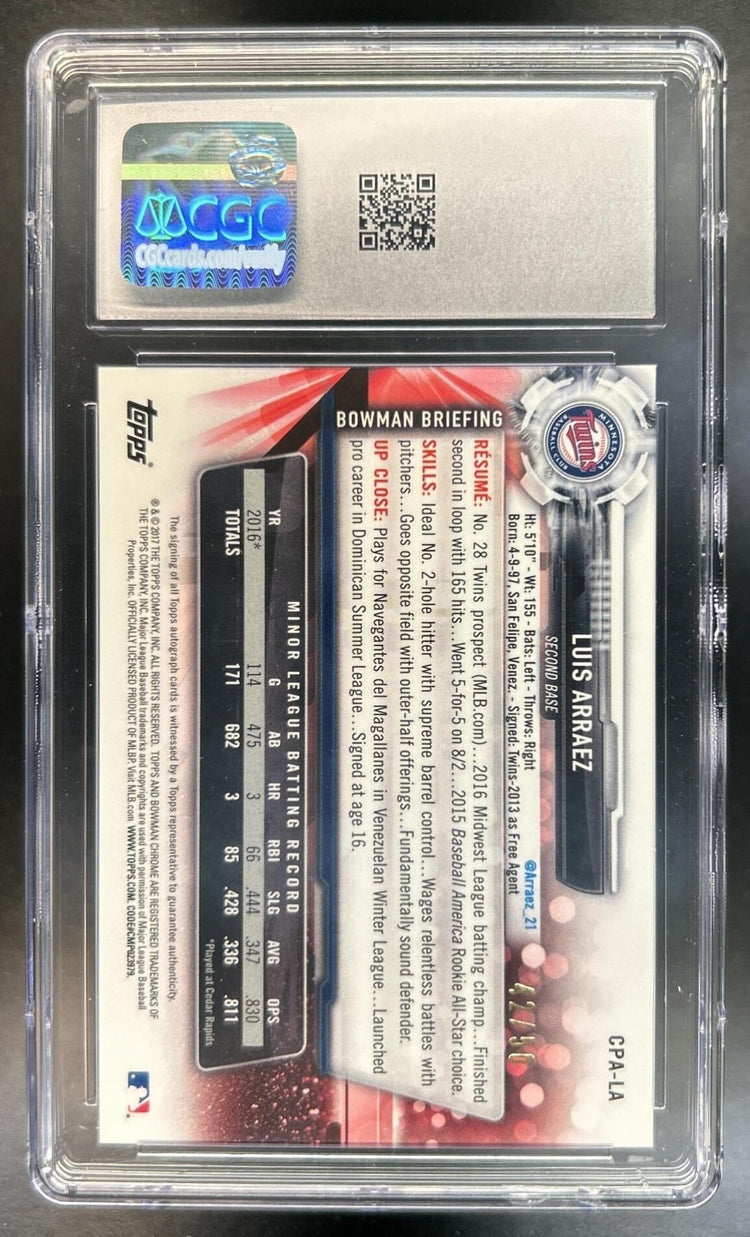Luis Arraez back image