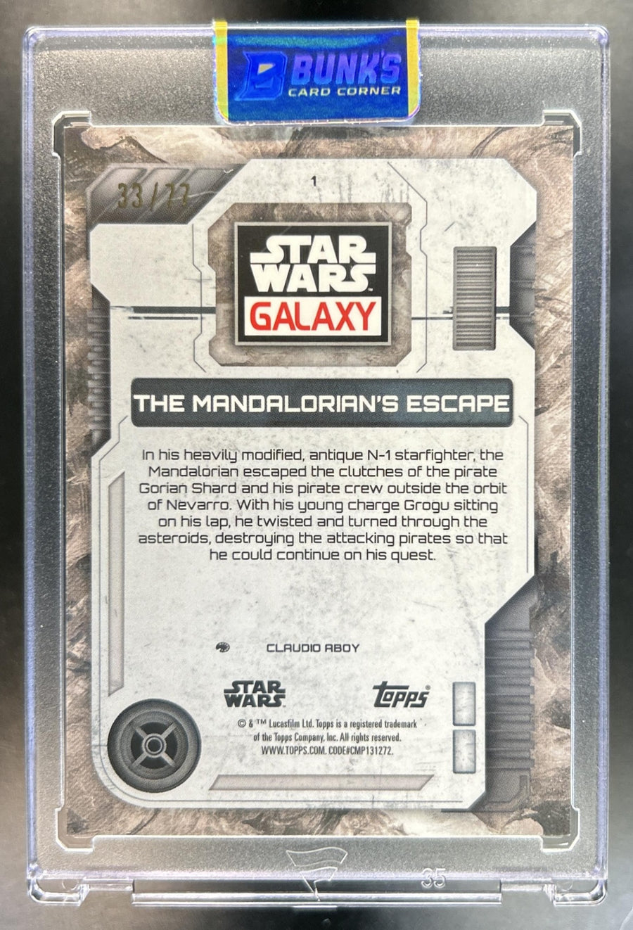 The Mandalorian's Escape 2026 Star Wars Galaxy #1 Logofractor 33/77