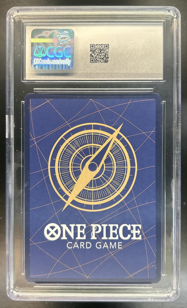 Nico Robin Premium Card Collection 25th Anniversary 2022 #ST01-008 Manga Art Parallel Promos CGC 10