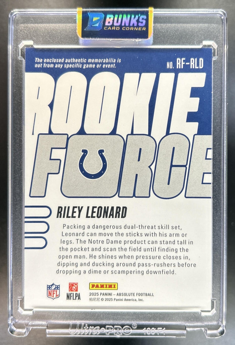 Riley Leonard back image