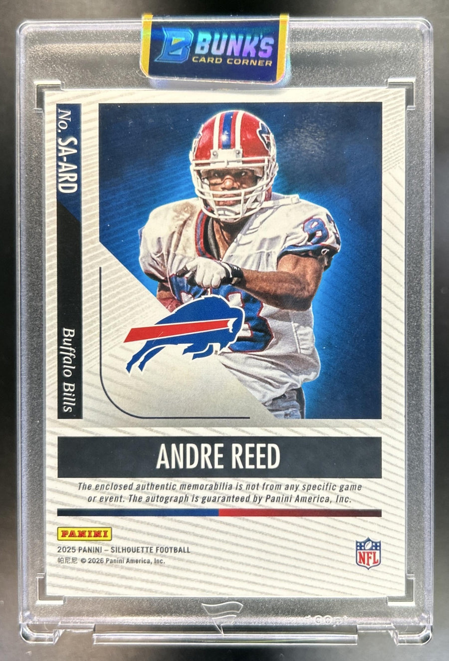 Andre Reed back image
