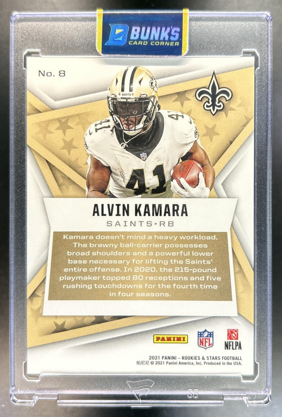 Alvin Kamara back image