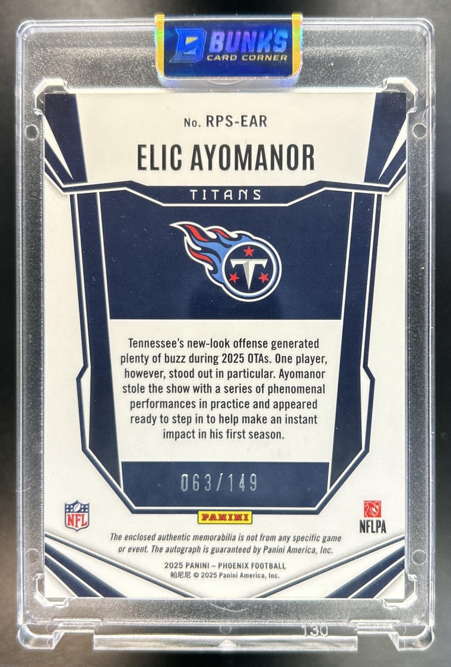 Elic Ayomanor back image