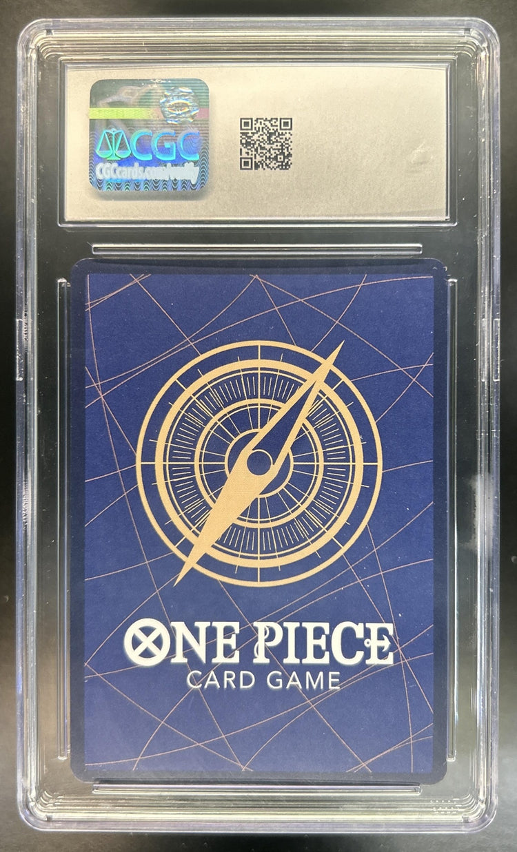 Zeus A Fist of Divine Speed JP 2025 #OP11-106 Alternate Art Parallel CGC 10