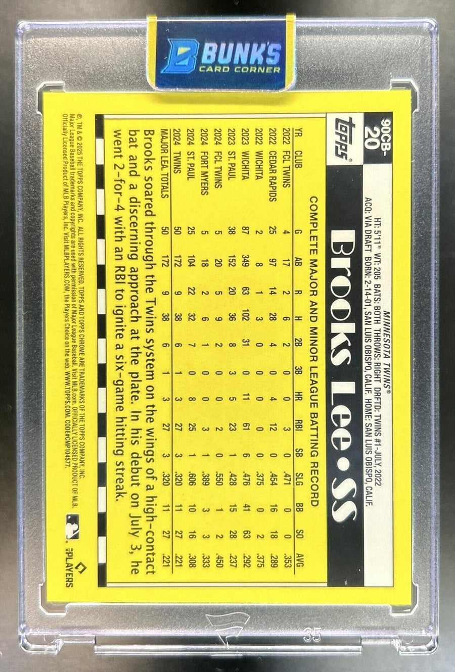 Brooks Lee back image