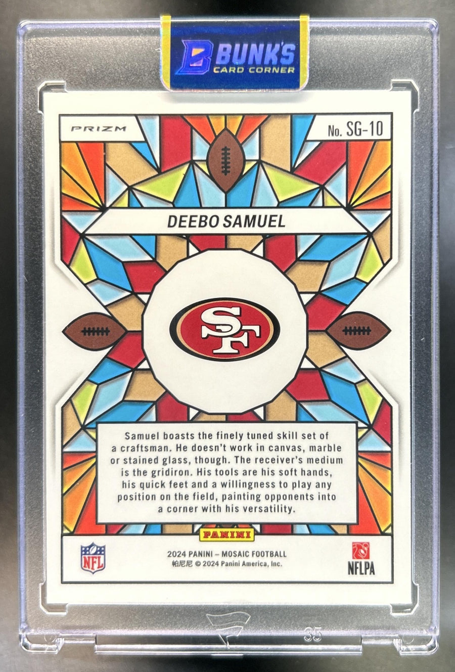 Deebo Samuel back image