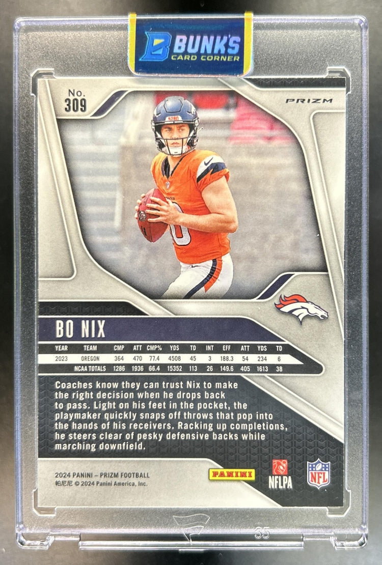 Bo Nix back image