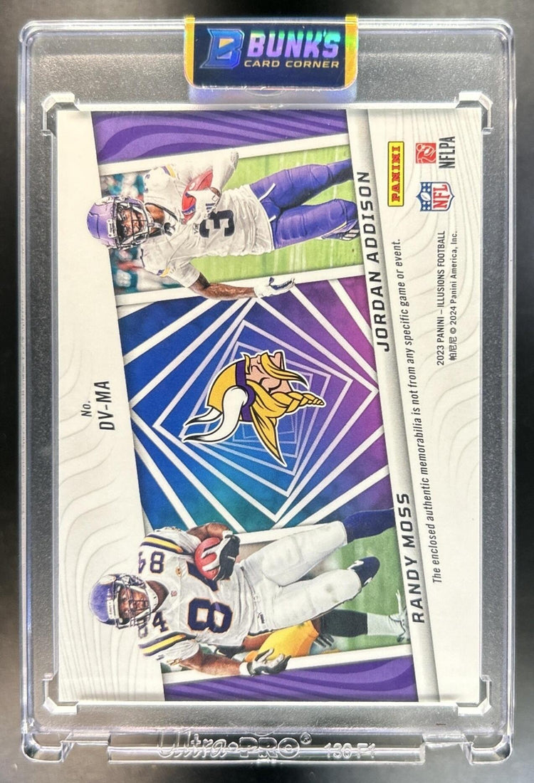 Jordan Addison / Randy Moss back image