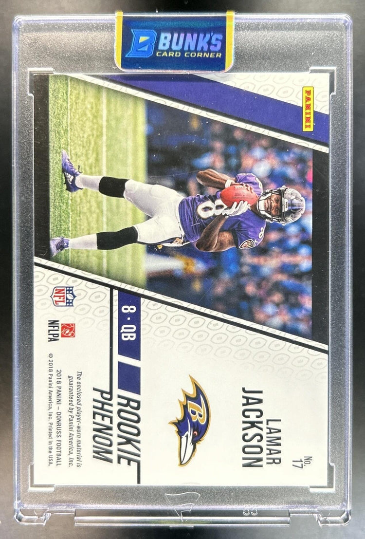 Lamar Jackson back image
