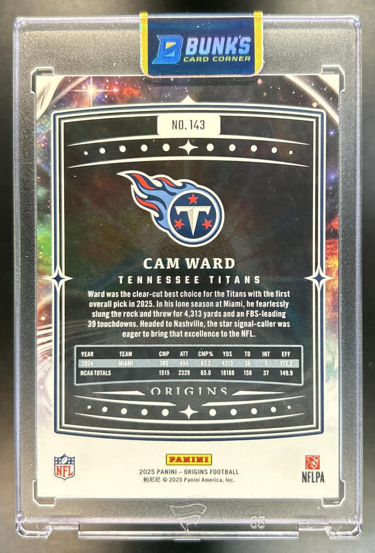 Cam Ward back image
