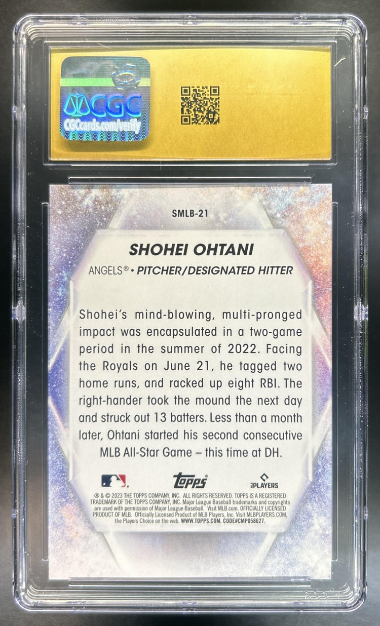 Shohei Ohtani 2023 Topps #SMLB-21 Stars of MLB Angels CGC Pristine 10