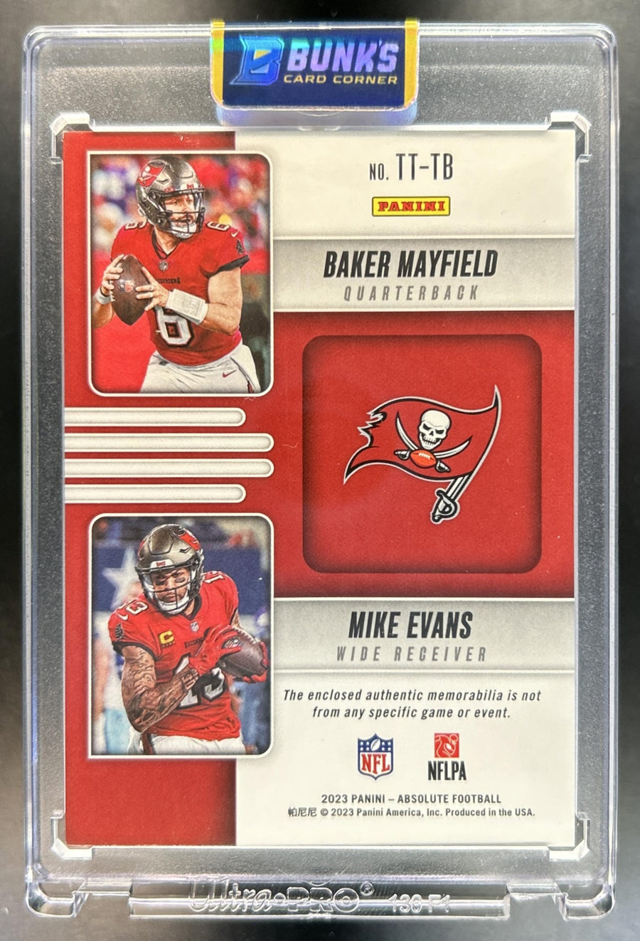 Baker Mayfield / Mike Evans back image