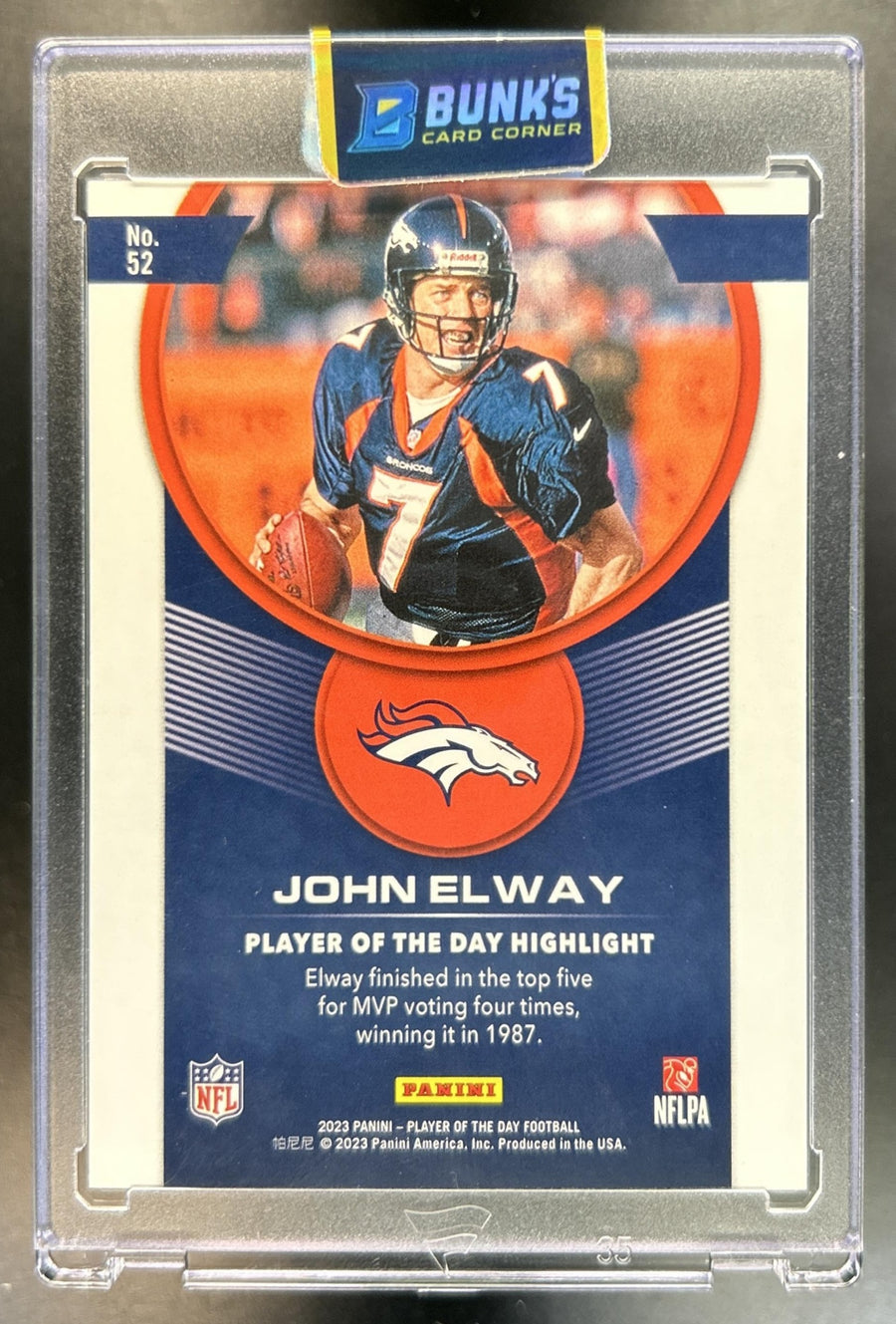 John Elway back image