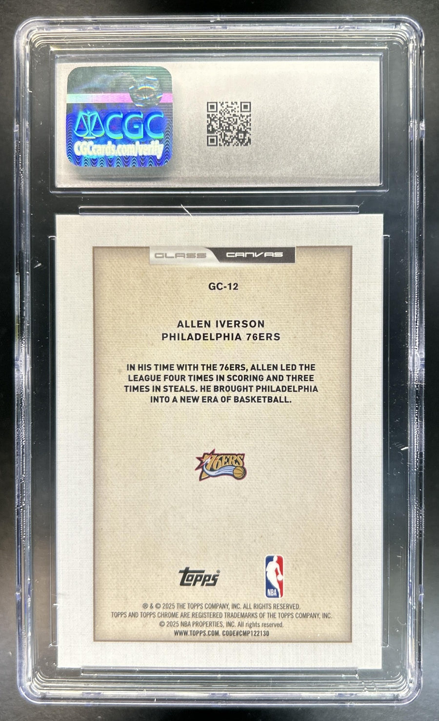 Allen Iverson back image