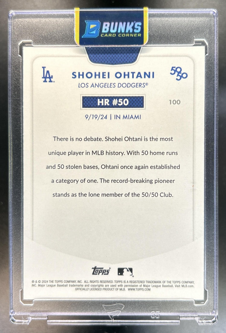 Shohei Ohtani back image