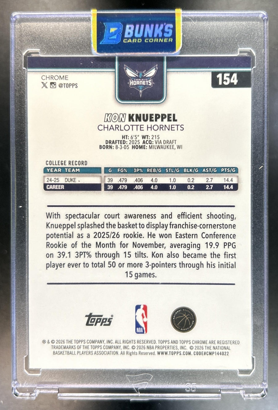 Kon Knueppel back image