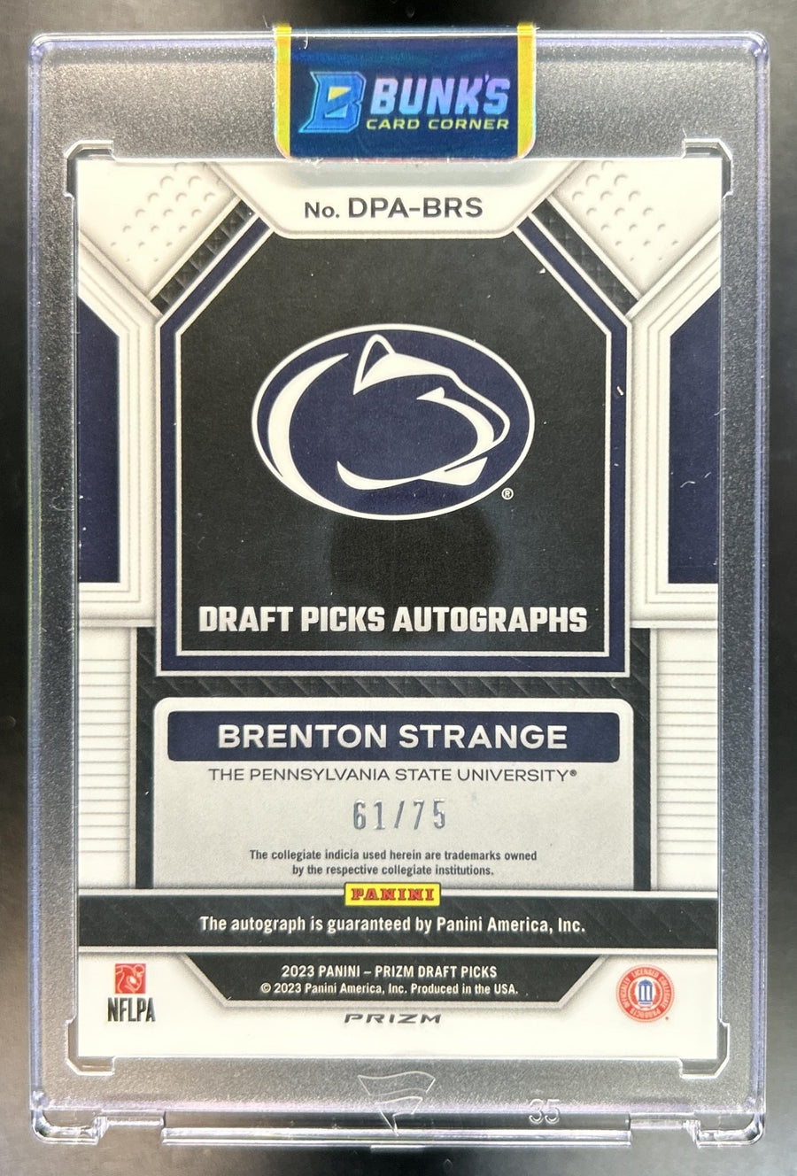 Brenton Strange back image
