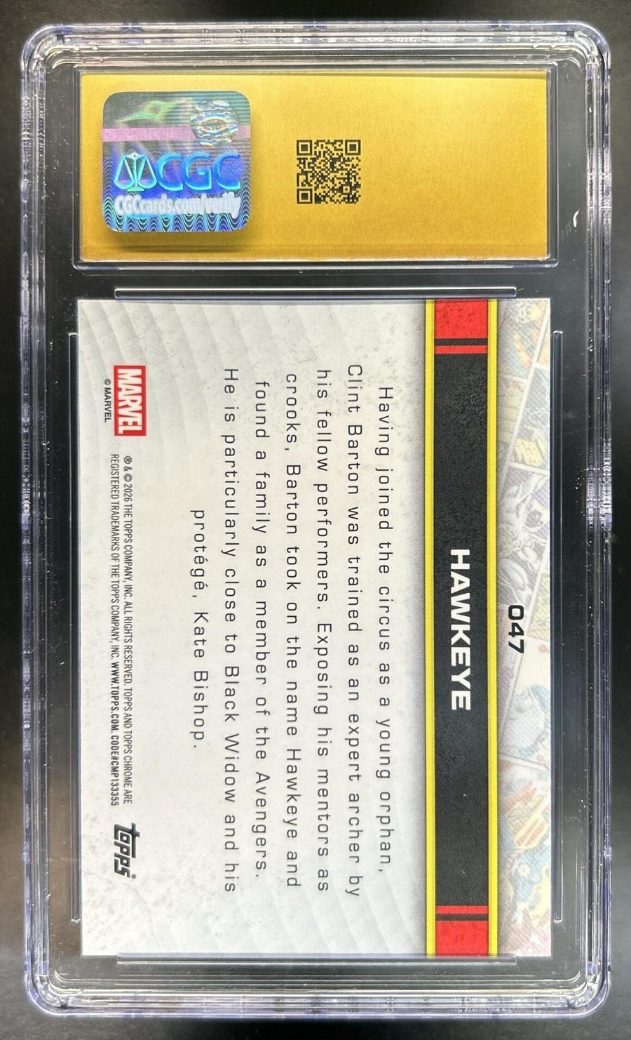 Hawkeye back image