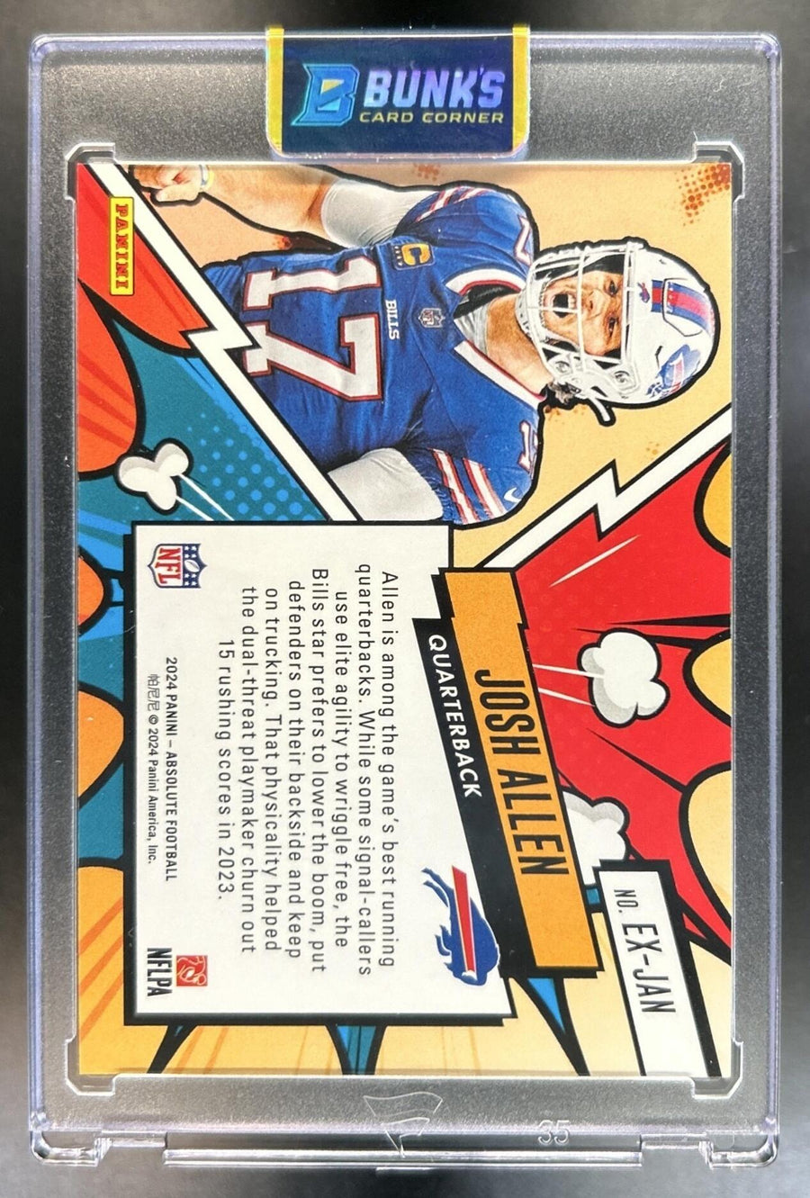 Josh Allen back image
