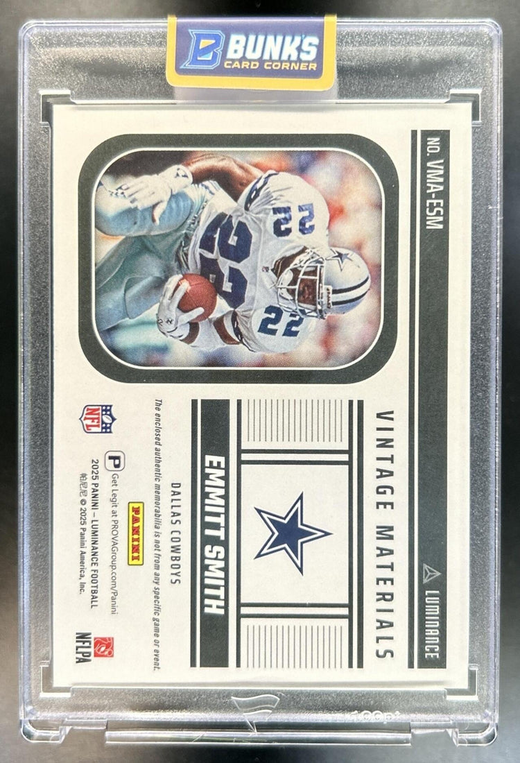 Emmitt Smith back image
