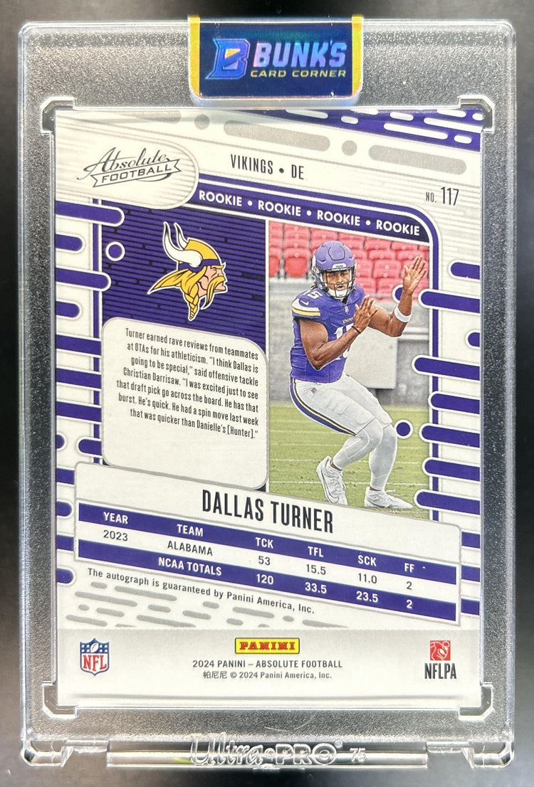 Dallas Turner back image
